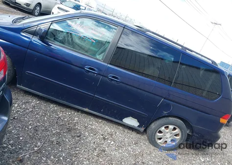 2003 Honda Odyssey Ex z USA, uszkodzony, nr VIN 5FNRL18653B076073